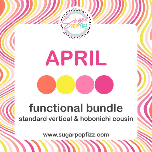 April Functional Bundle - choose your sheet
