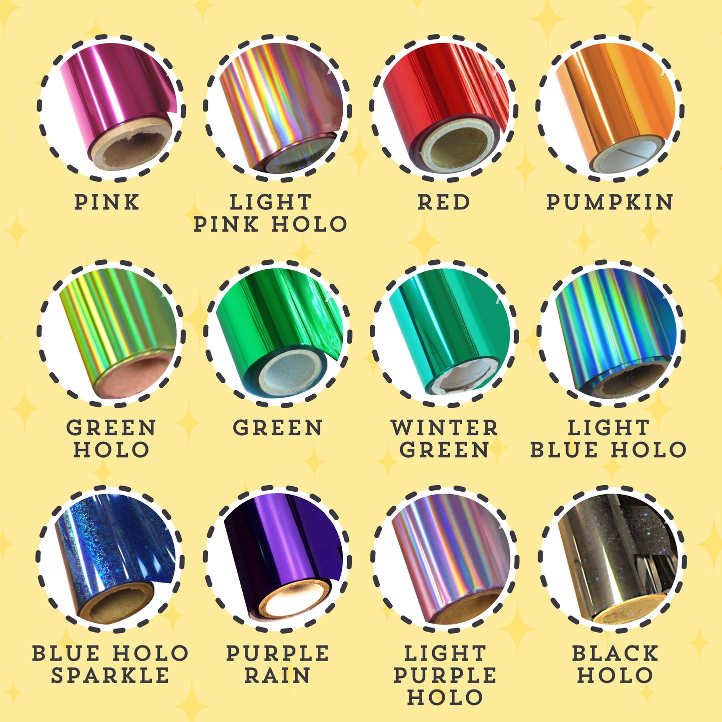 Bows Foil Stickers - F149