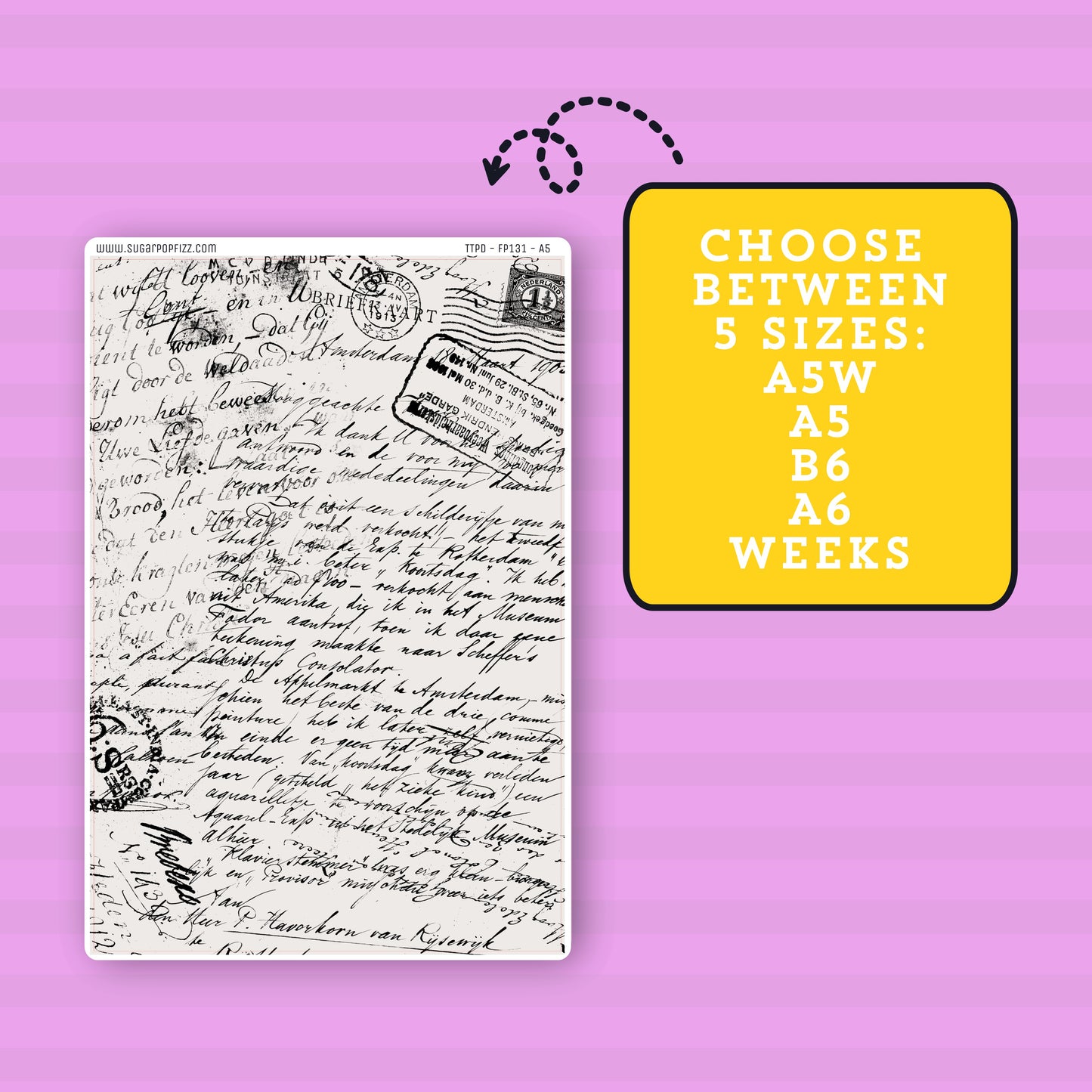 TTPD - Full Page Sticker - FP131