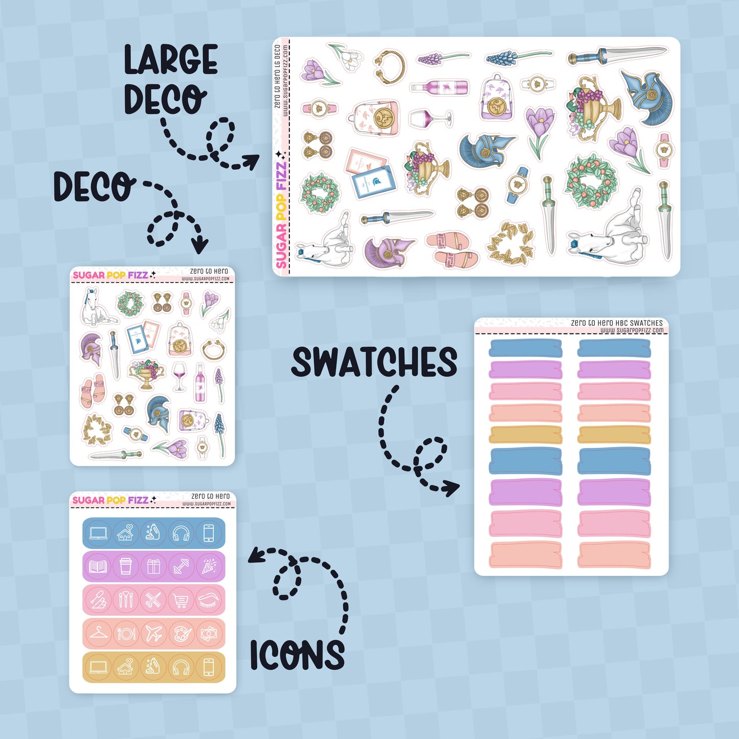 Zero to Hero Hobonichi Cousin Weekly Kit Add-ons