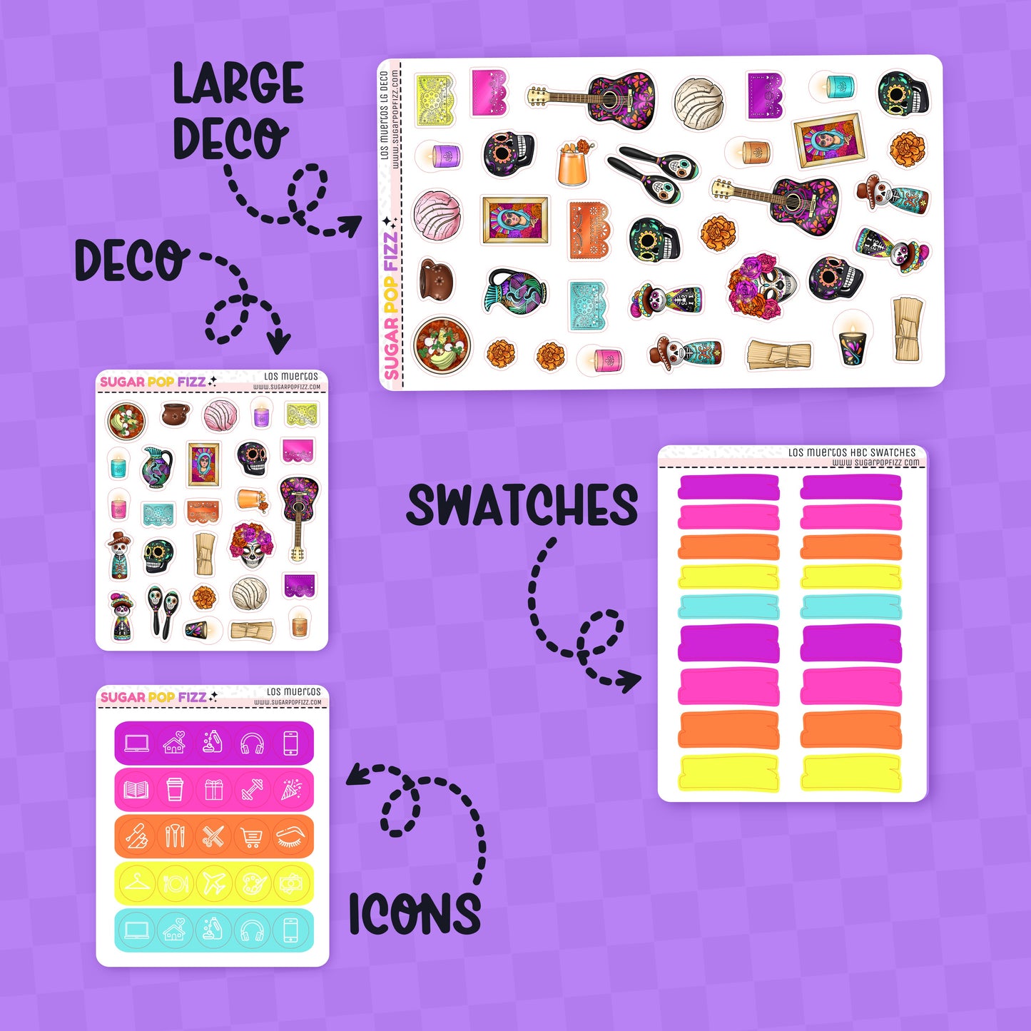 Los Muertos Hobonichi Cousin Weekly Kit Add-ons