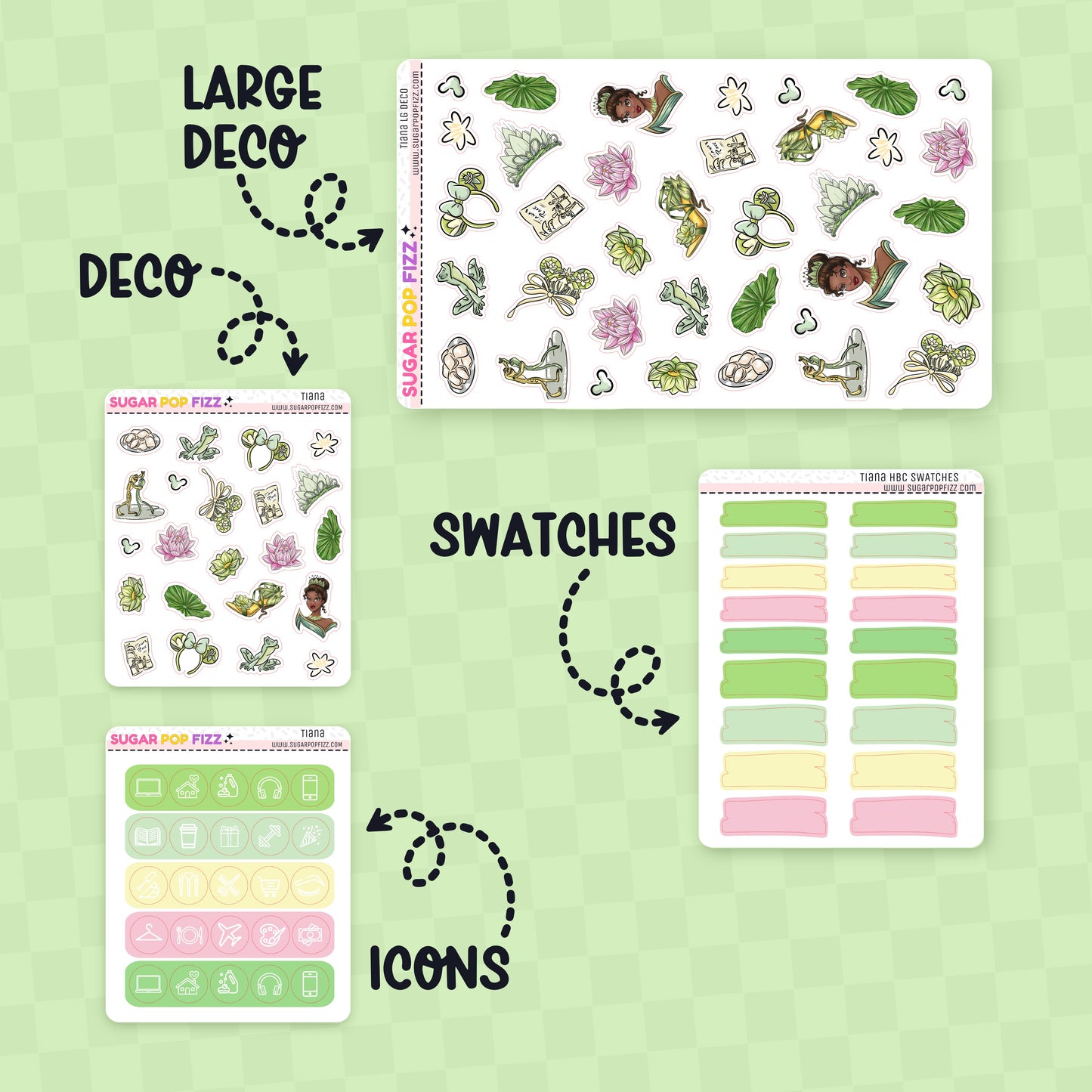 Tiana Hobonichi Cousin Weekly Kit Add-ons