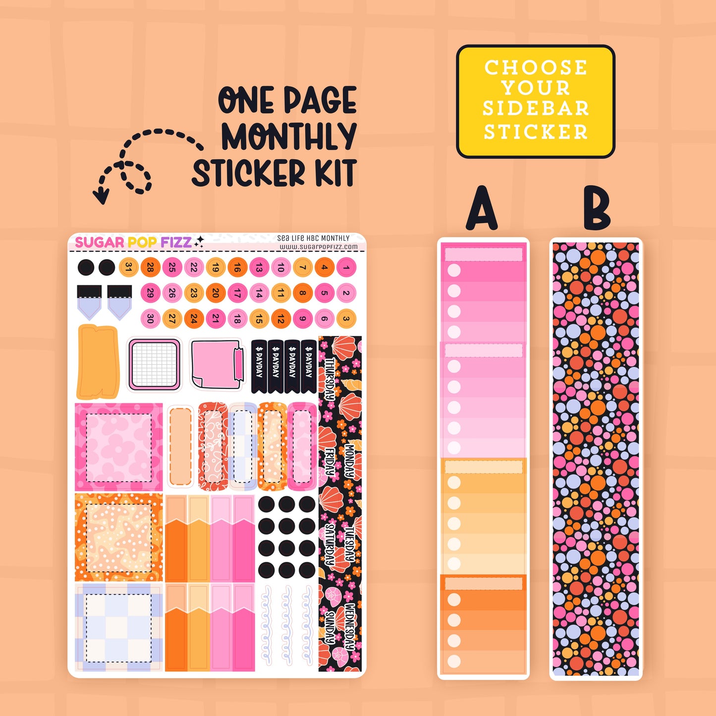 Sea Life Hobonichi Cousin Monthly