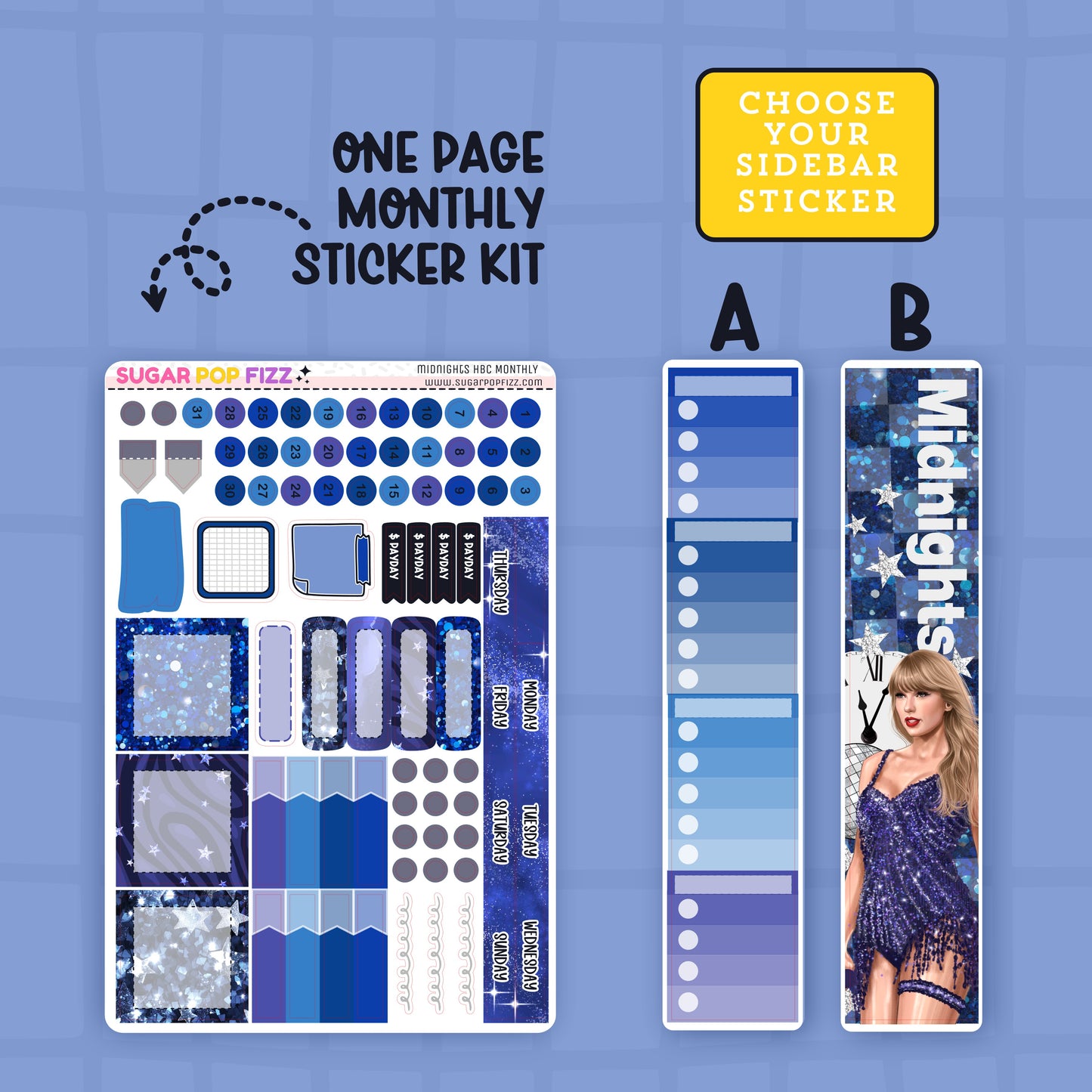 Midnights Hobonichi Cousin Monthly