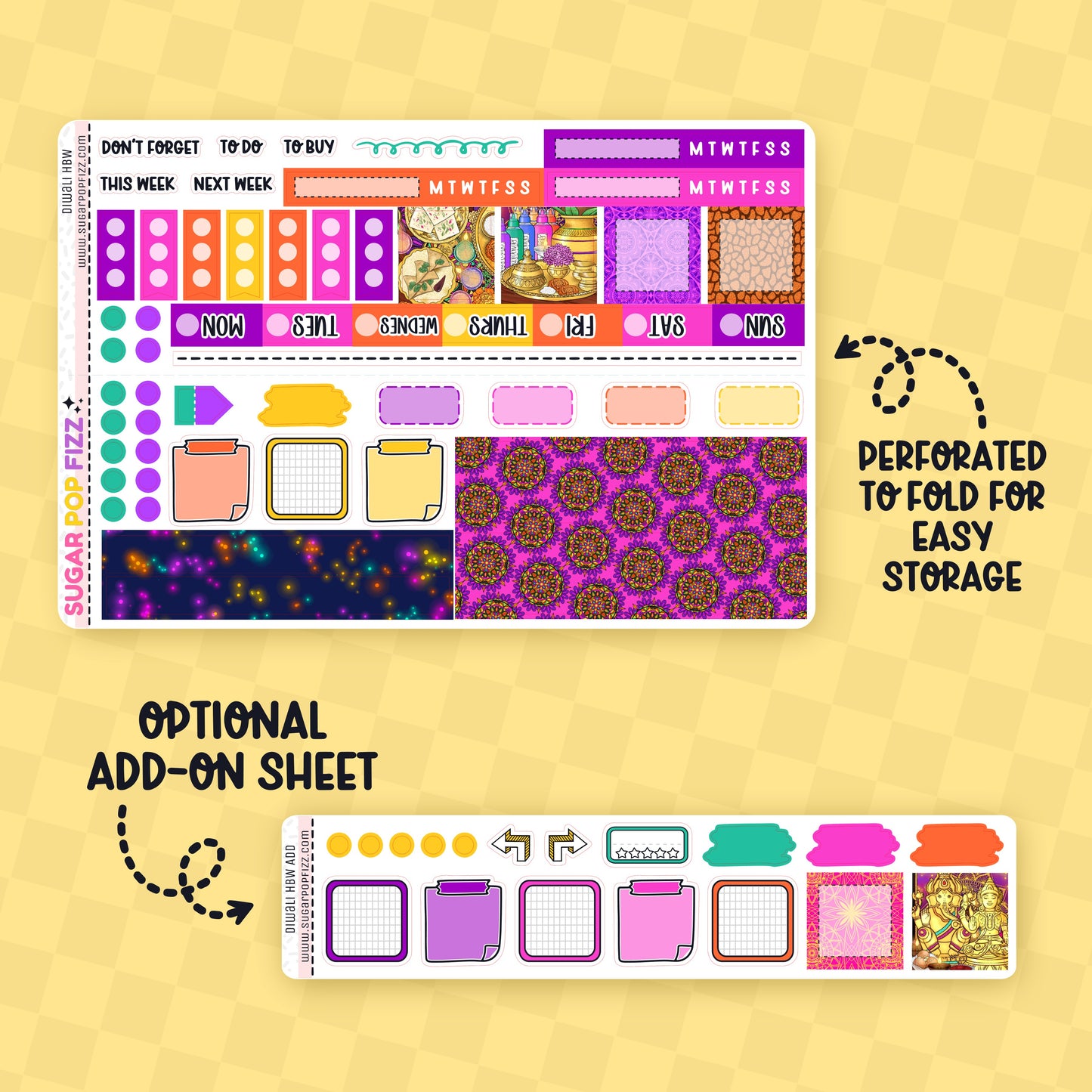 Diwali Hobonichi Weeks Weekly Kit