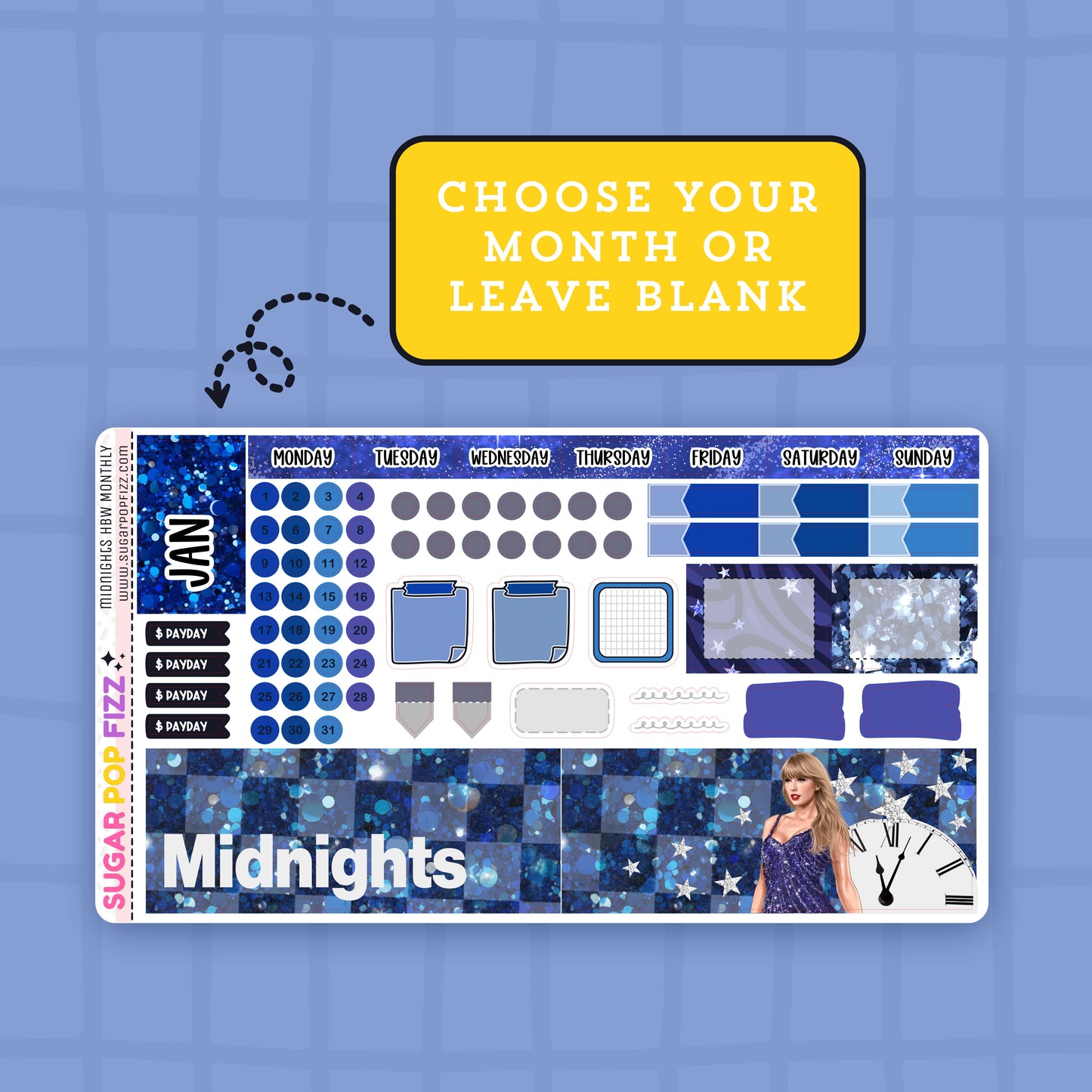 Midnights Hobonichi Weeks Monthly