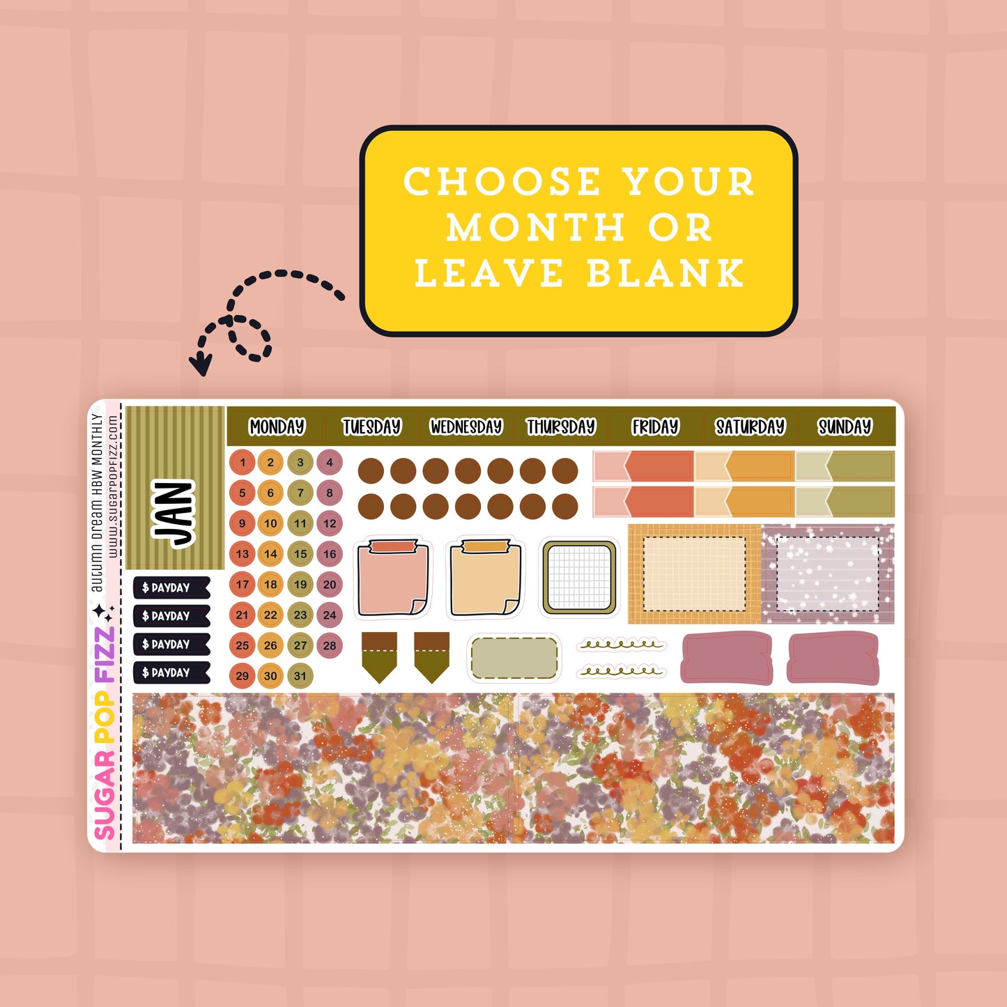 Autumn Dream Hobonichi Weeks Monthly