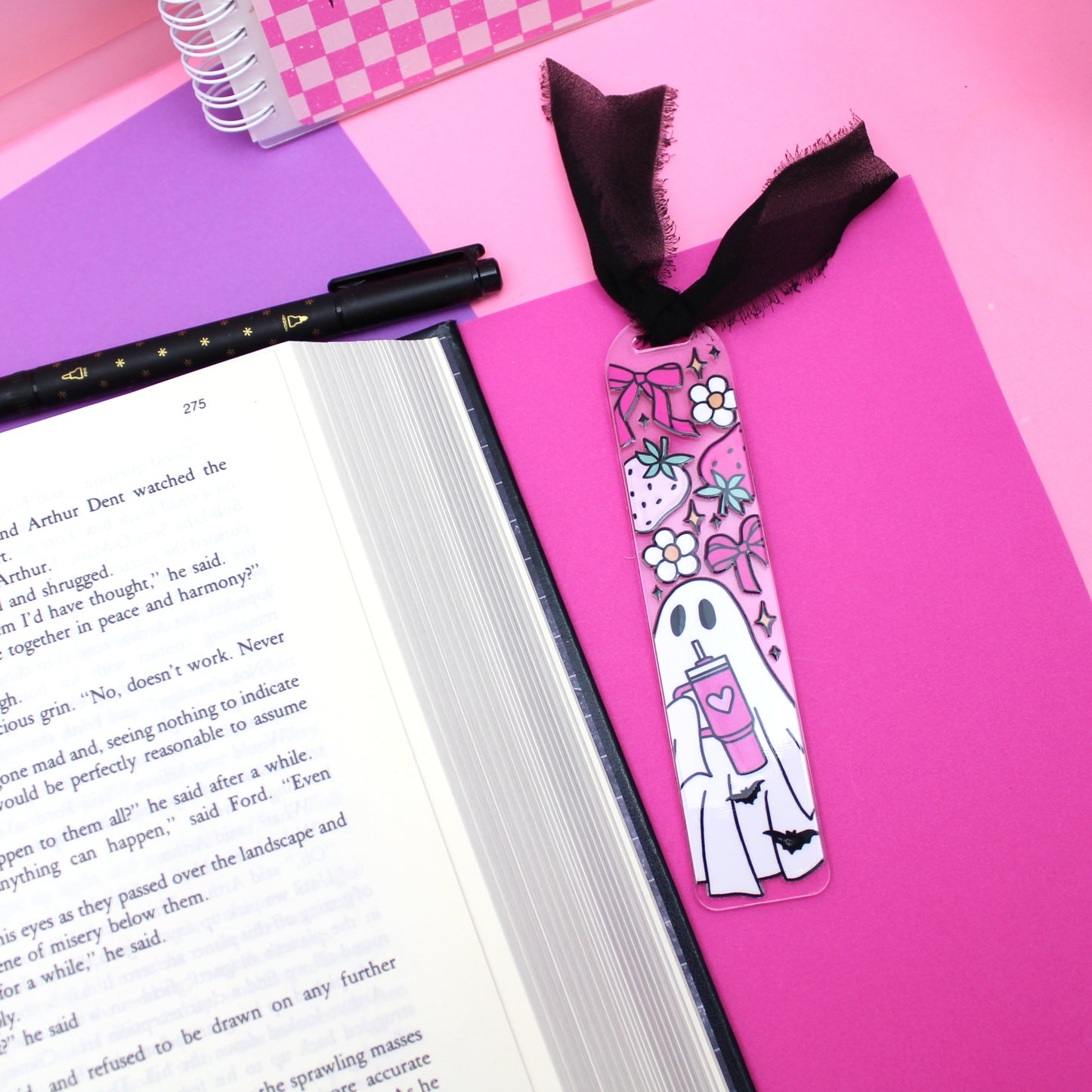 Ghostie - Acrylic Bookmark