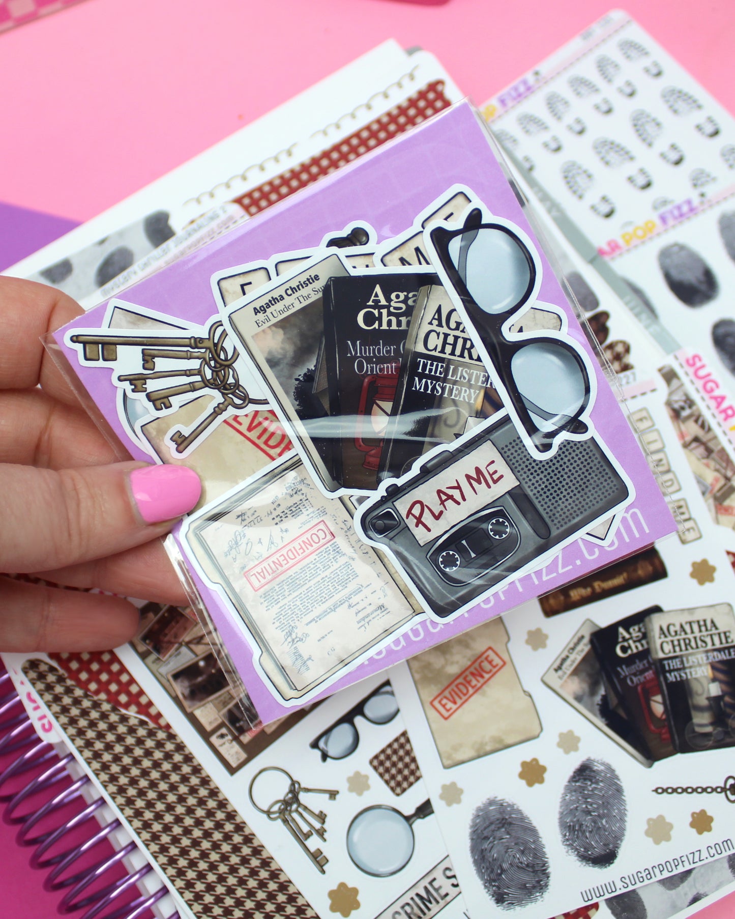 Mystery Thriller Die Cut Sticker PACK - DCP109