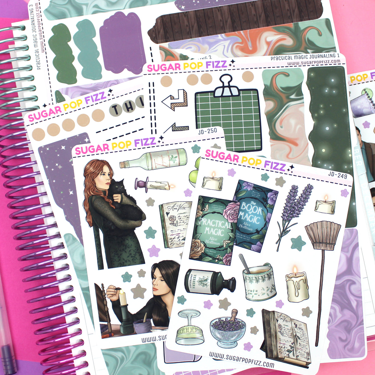 Practical Magic Journaling Deco Stickers - JD249