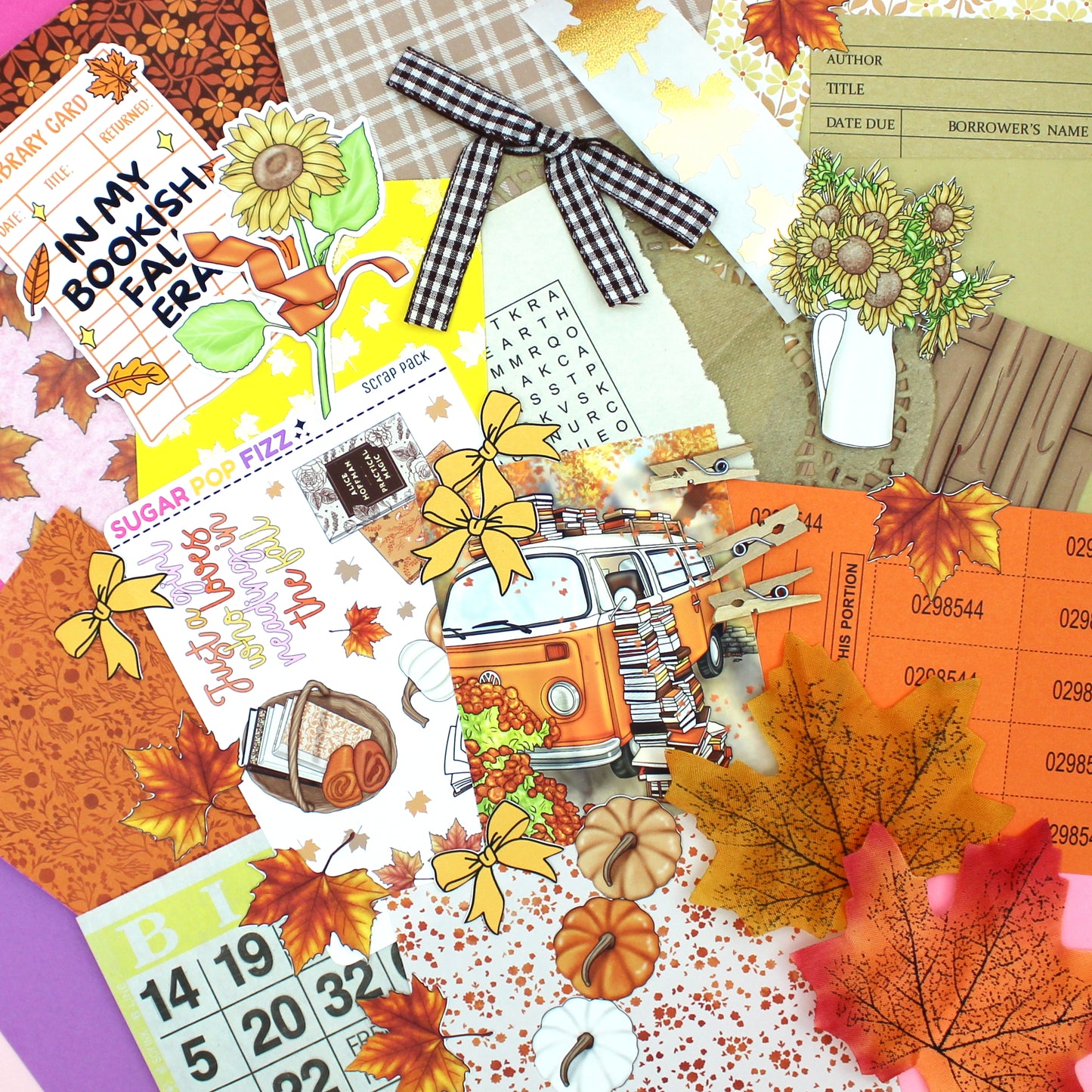 Autumn Booked Scrap Pack (3 sizes)
