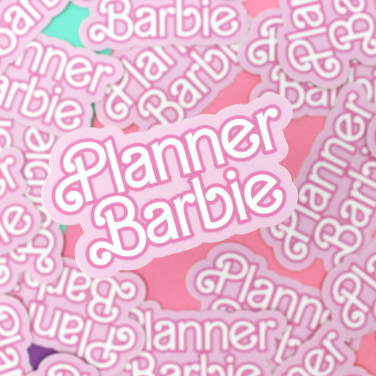 Planner Barbie Vinyl Sticker - VNL113