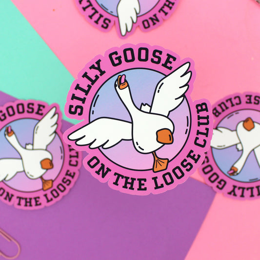 Silly Goose LARGE Premium Matte Sticker - LDC118