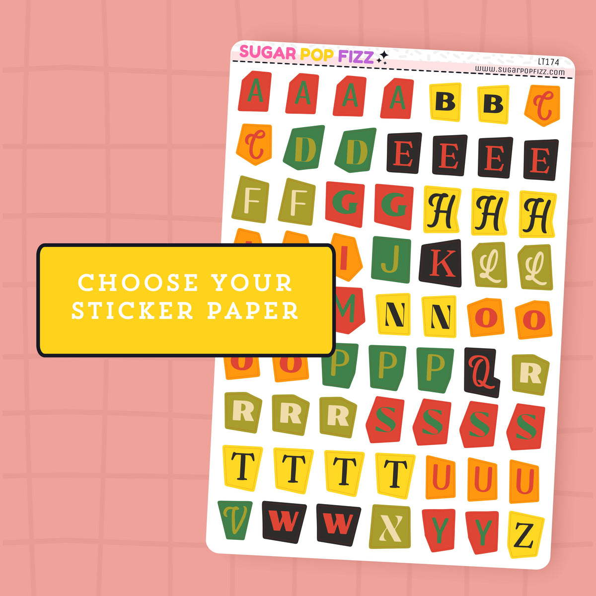 Kwanzaa LETTERS - LT174