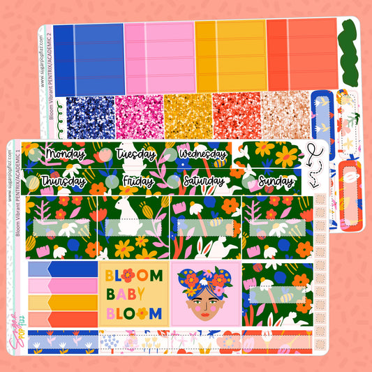 Bloom Vibrant Penny Pages Pentrix Weekly Kit