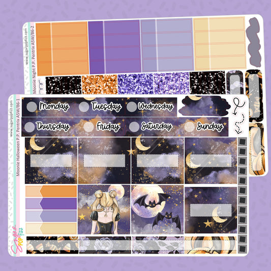 Moonie Halloween Penny Pages Pentrix Weekly Kit