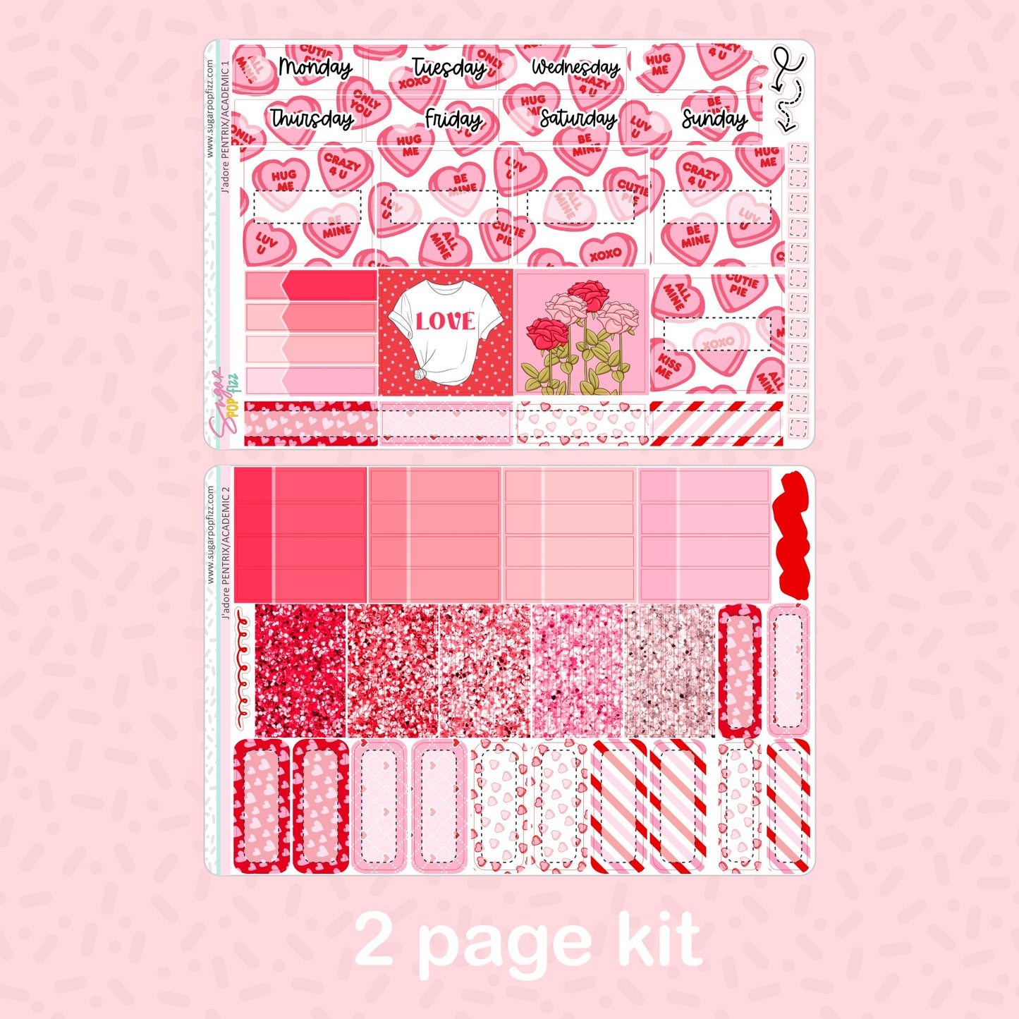 J'adore Penny Pages Pentrix Weekly Kit