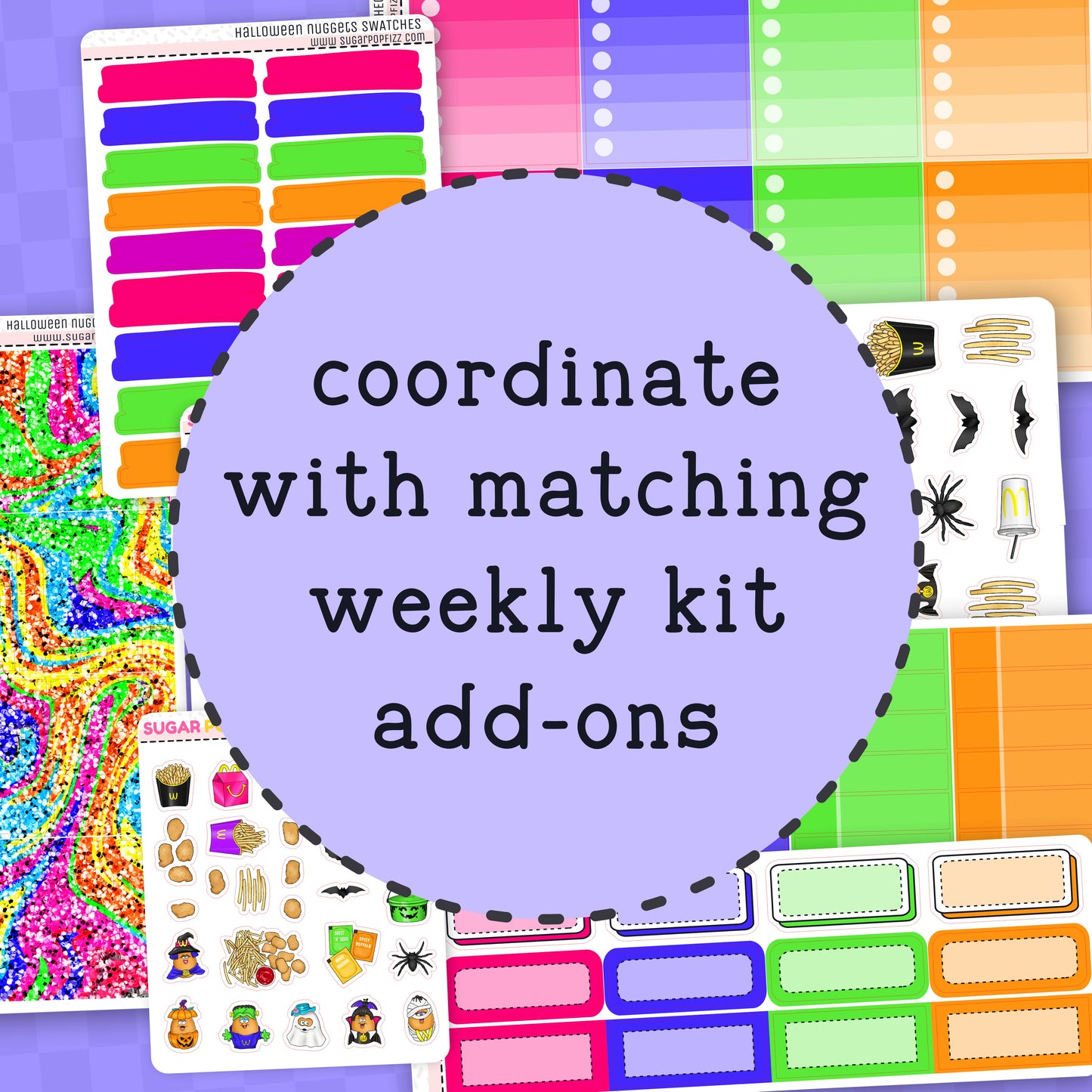 Halloween Nuggets Standard Vertical Weekly Kit