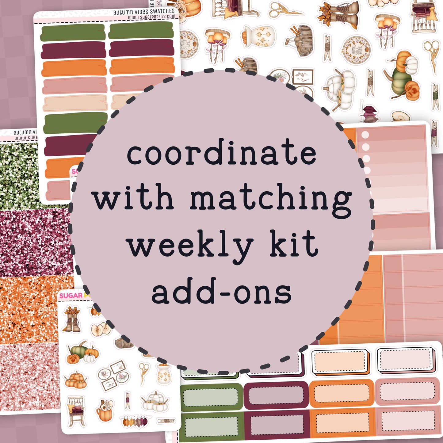 Autumn Vibes Standard Vertical Weekly Kit