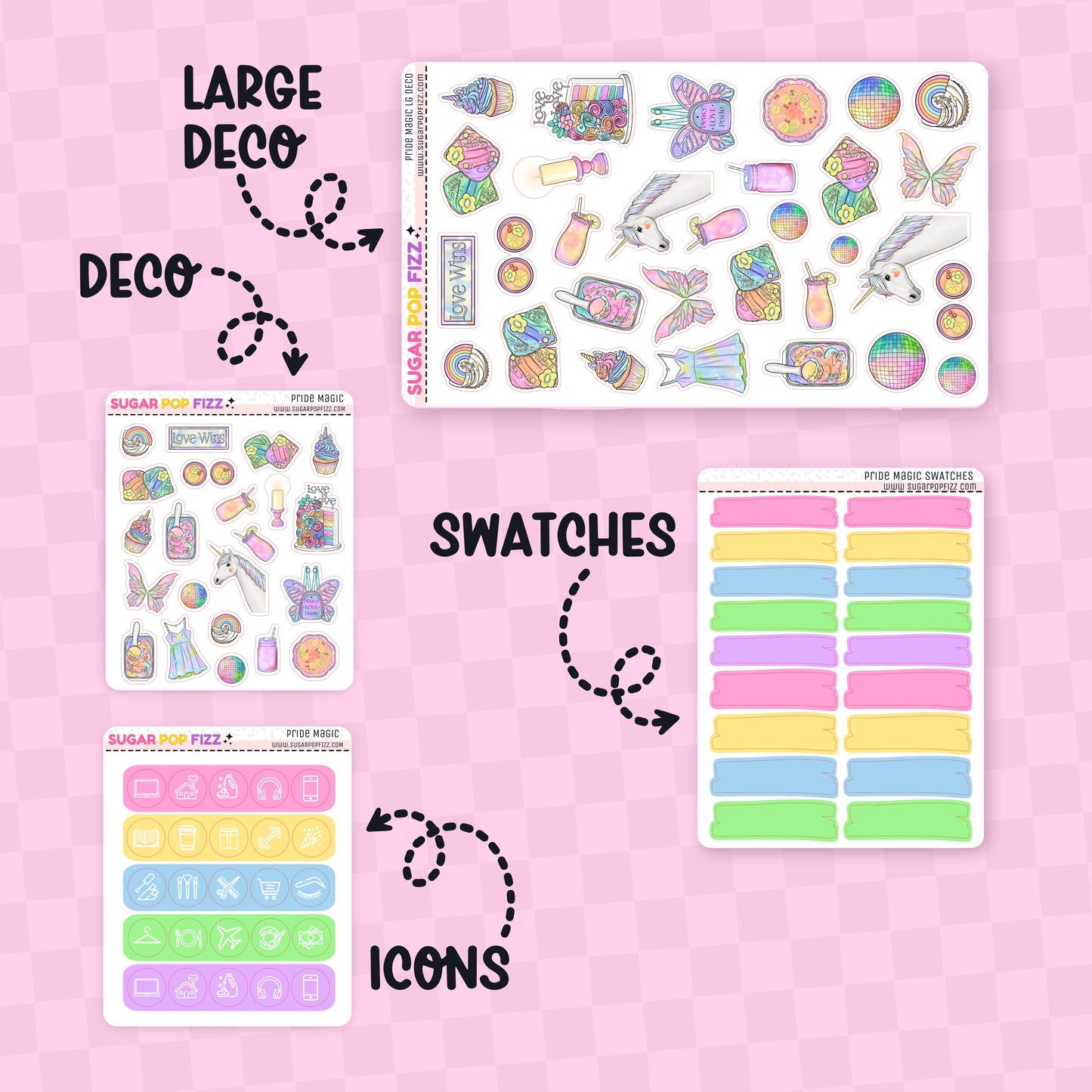 Pride Magic Standard Vertical Weekly Kit Add-ons