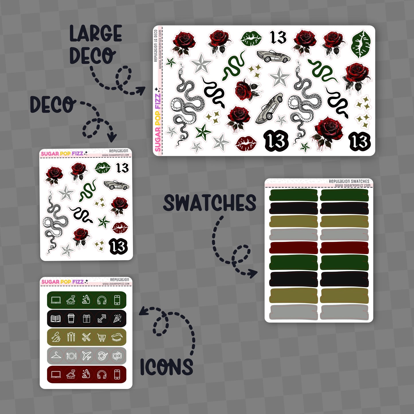 Reputation Standard Vertical Weekly Kit Add-ons