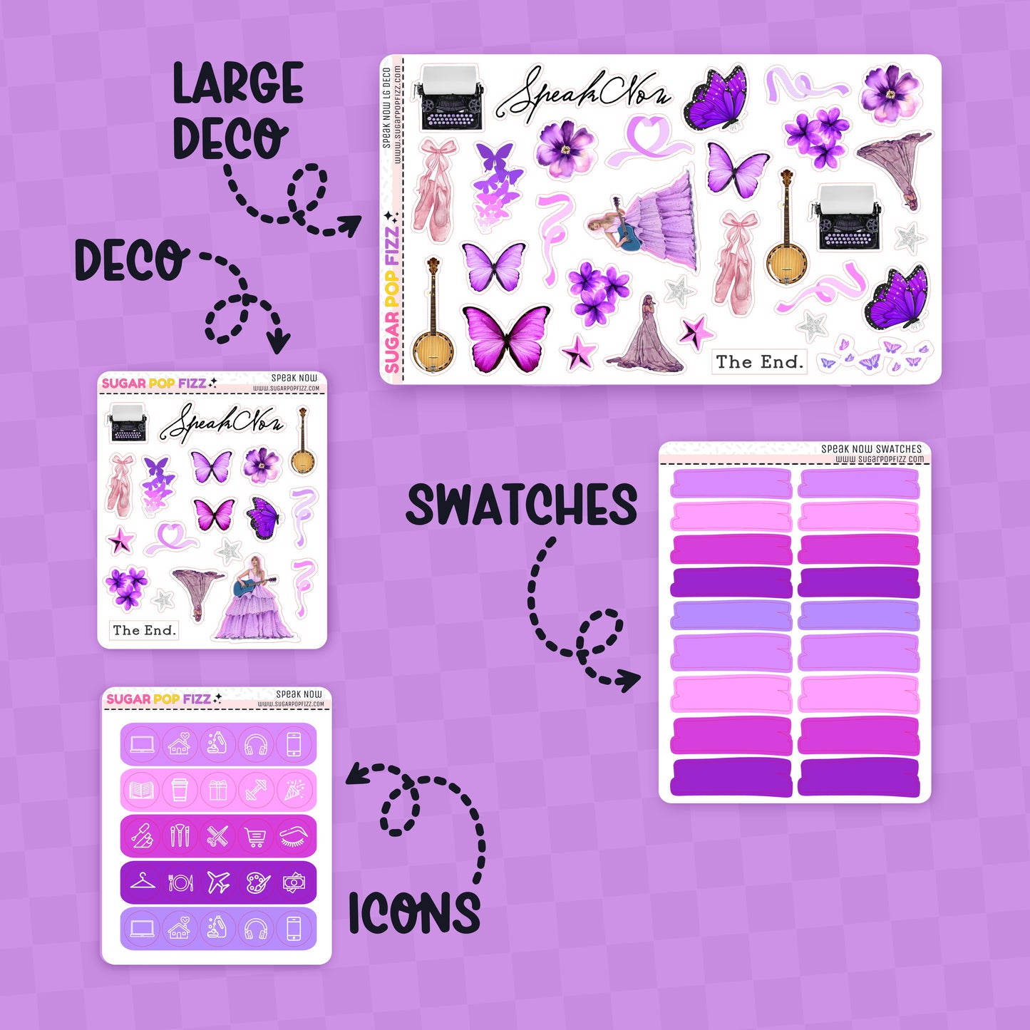 Speak Now Standard Vertical Weekly Kit Add-ons