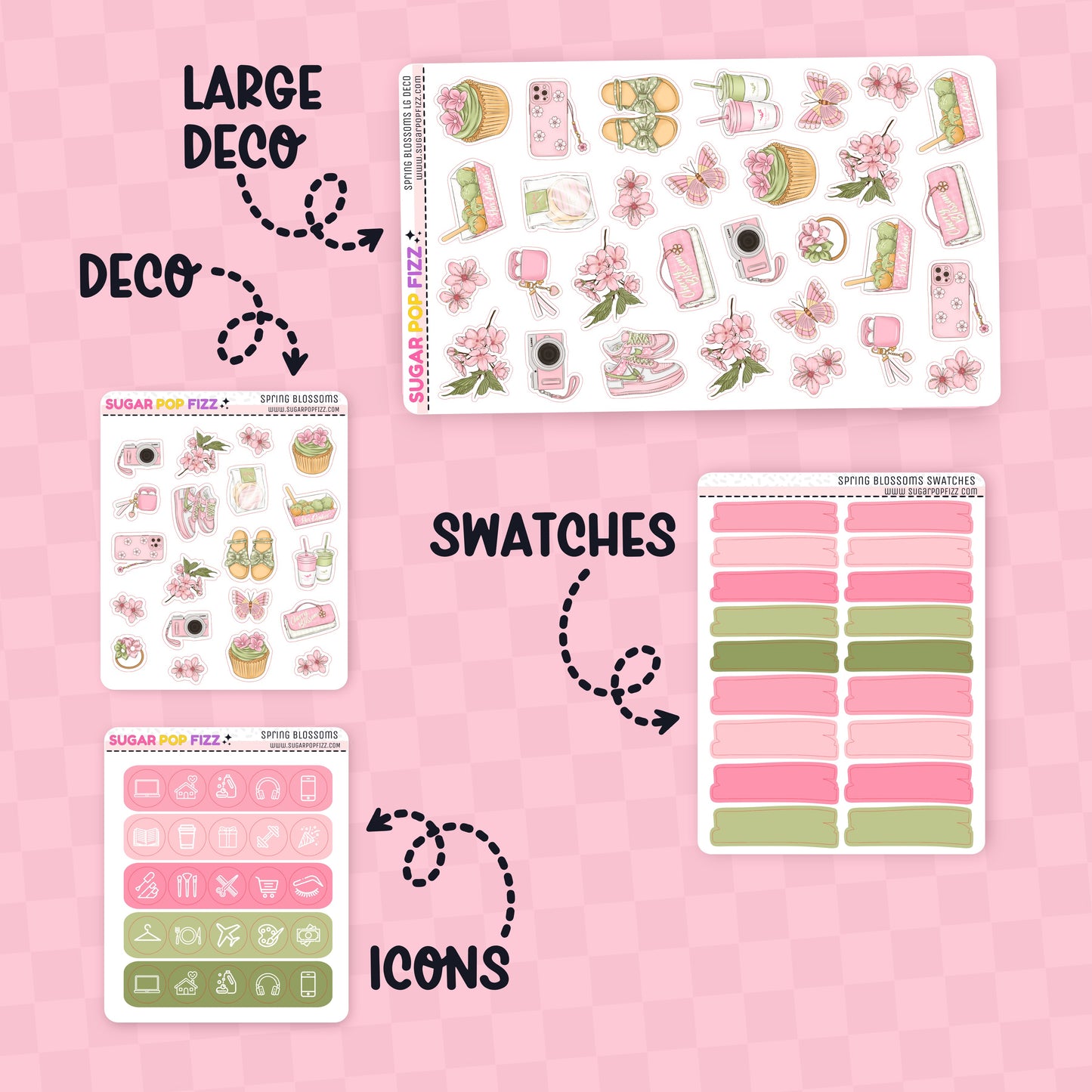 Spring Blossoms Standard Vertical Weekly Kit Add-ons