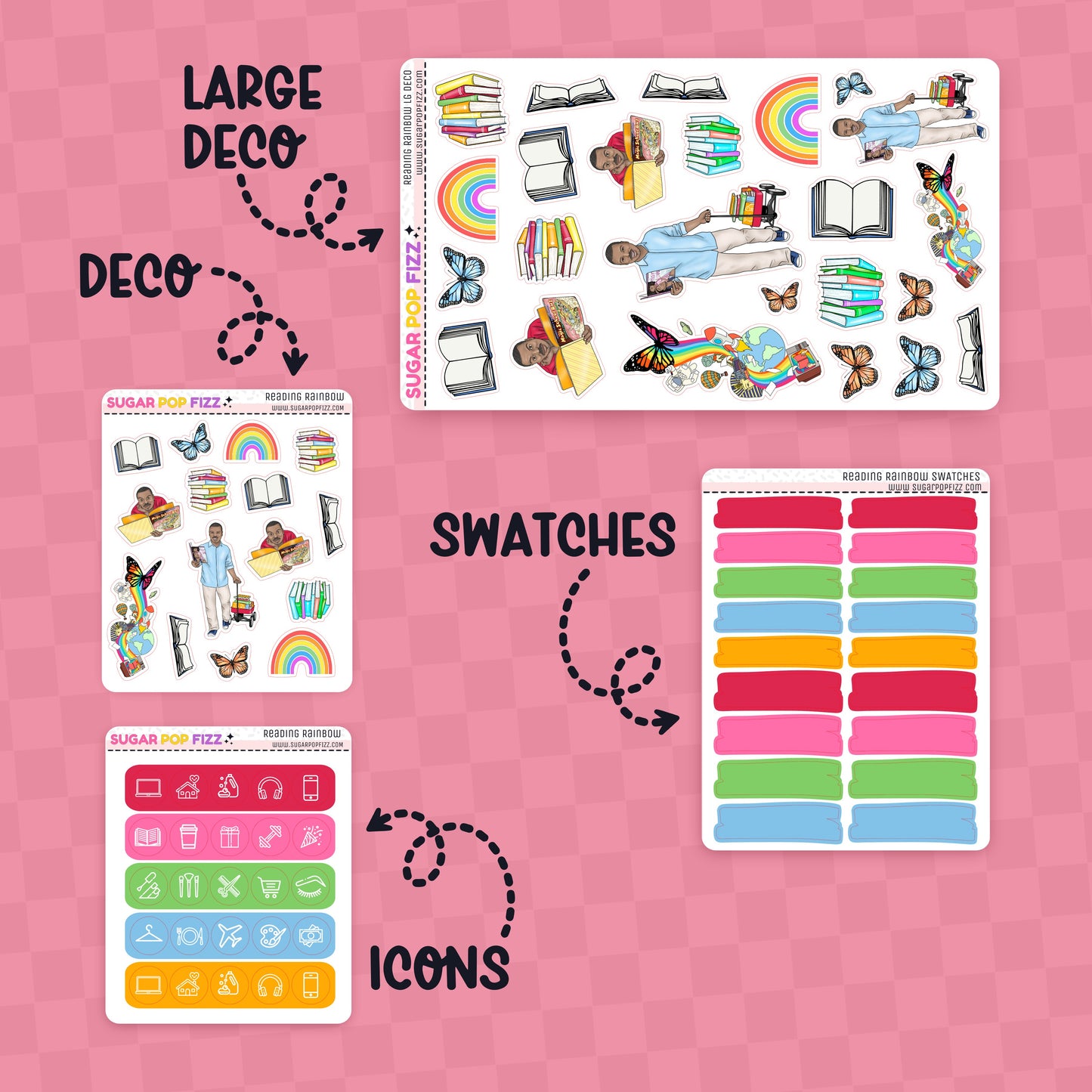 Reading Rainbow Standard Vertical Weekly Kit Add-ons
