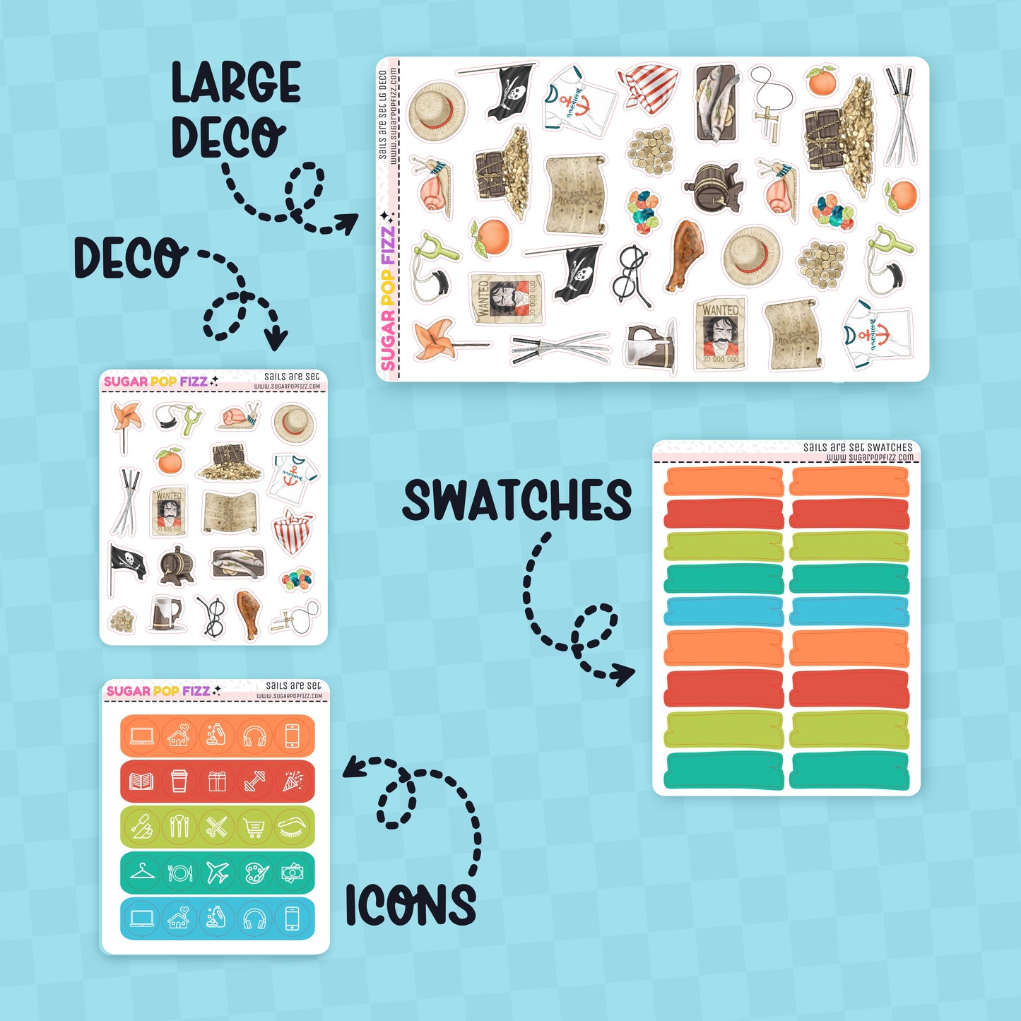 Sails are Set Standard Vertical Weekly Kit Add-ons