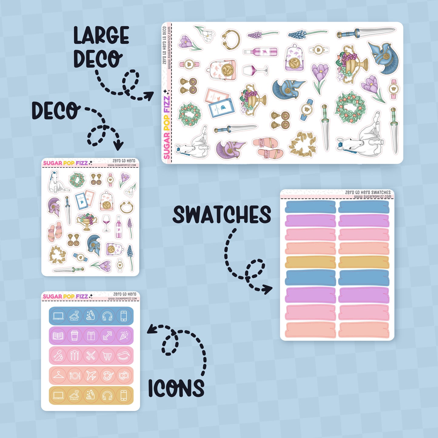 Zero to Hero Standard Vertical Weekly Kit Add-ons