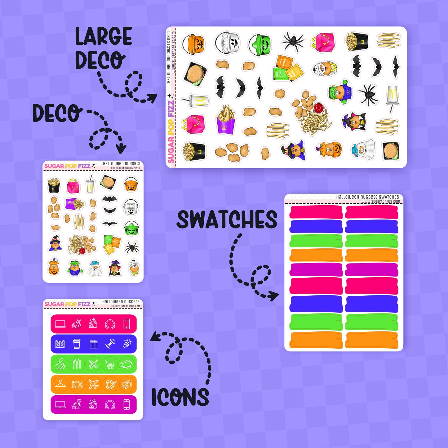 Halloween Nuggets Standard Vertical Weekly Kit Add-ons