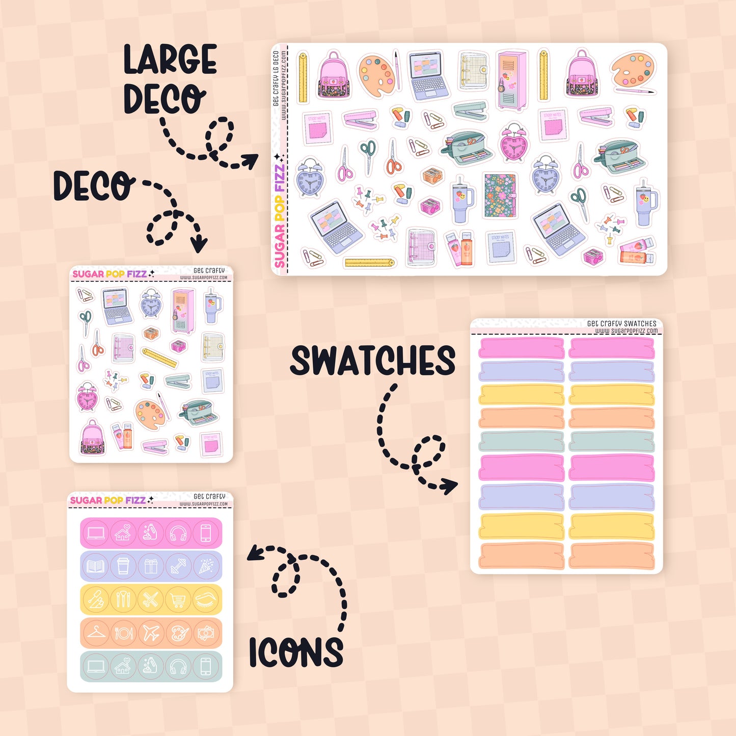 Get Crafty Standard Vertical Weekly Kit Add-ons