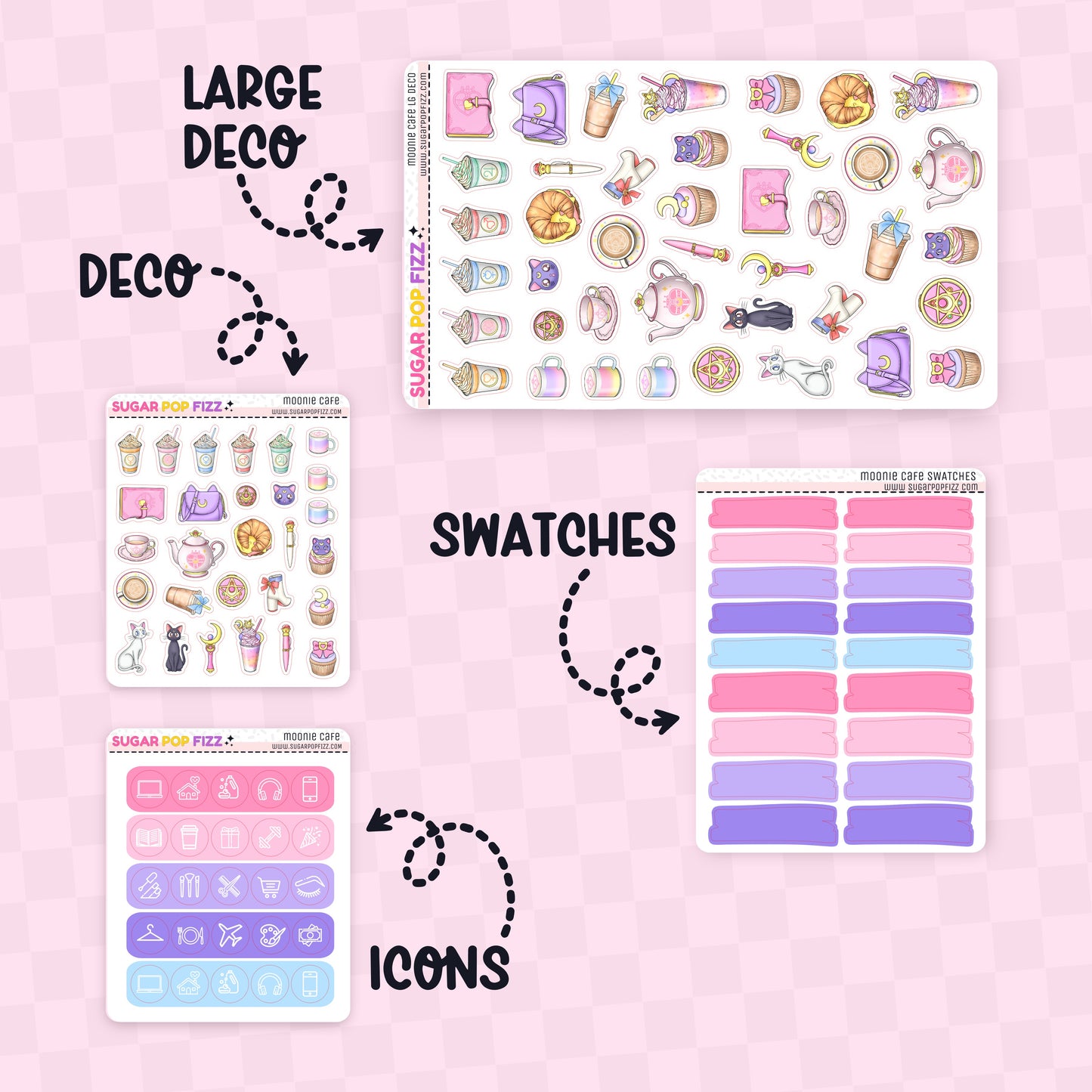 Moonie Cafe Standard Vertical Weekly Kit Add-ons