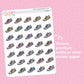 Running Shoes Doodle Stickers - D316