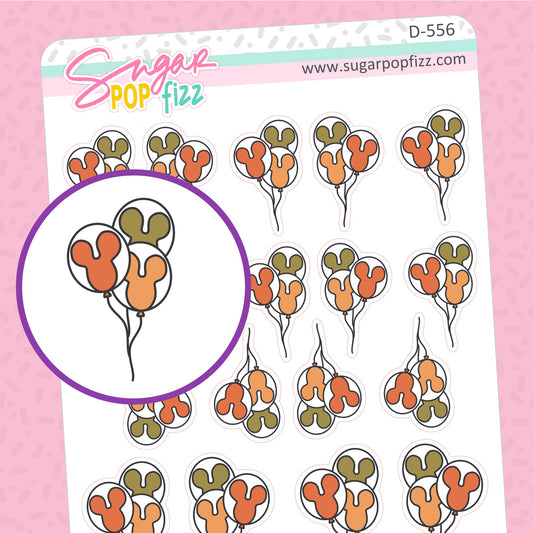 Hello Sunshine Magical Balloons Doodle Stickers - D556