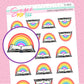 Rainbow Book Doodle Stickers - D602