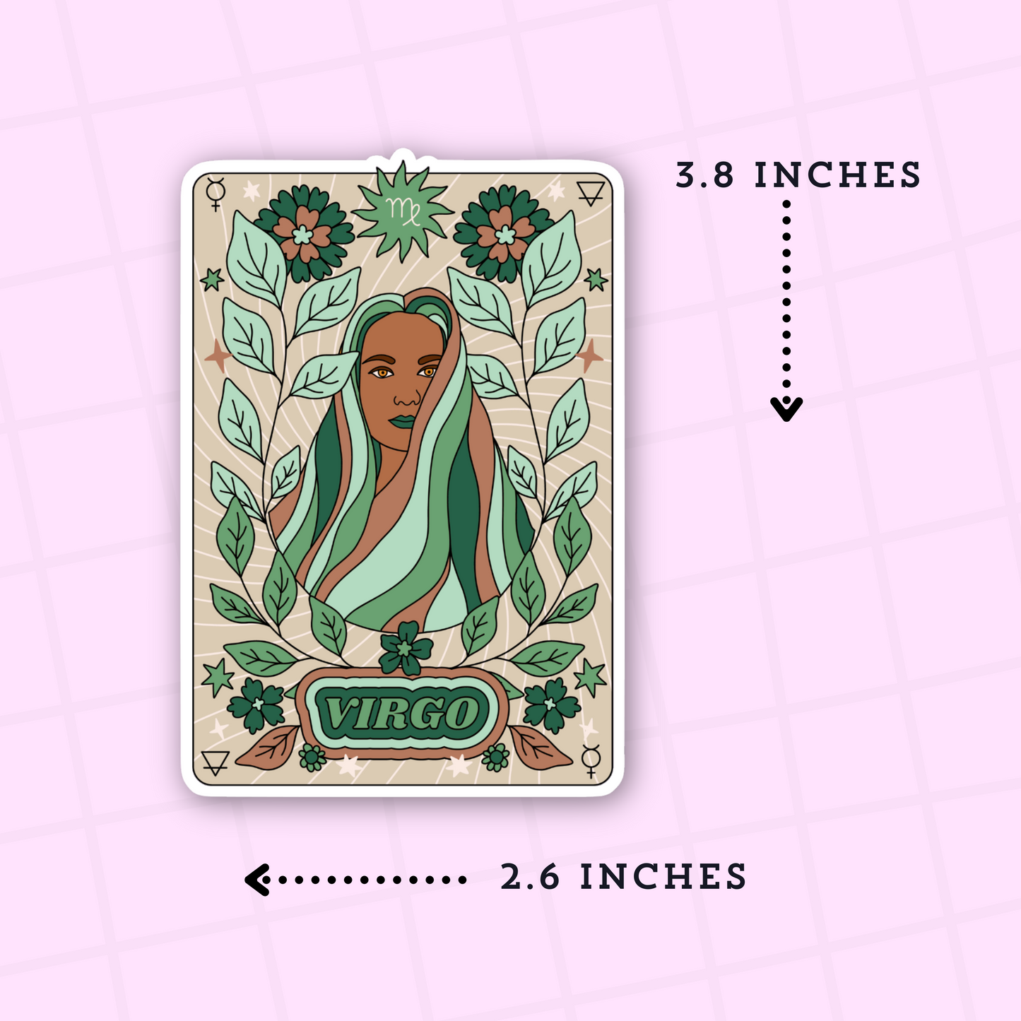 Virgo Premium Matte Die Cut Sticker - DC122