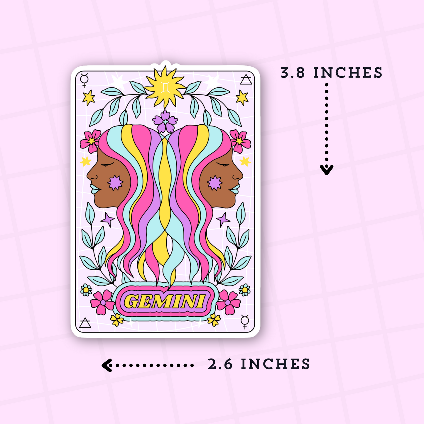 Gemini Premium Matte Die Cut Sticker - DC138