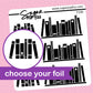 Book Stack Foil Stickers - choose your foil - F140