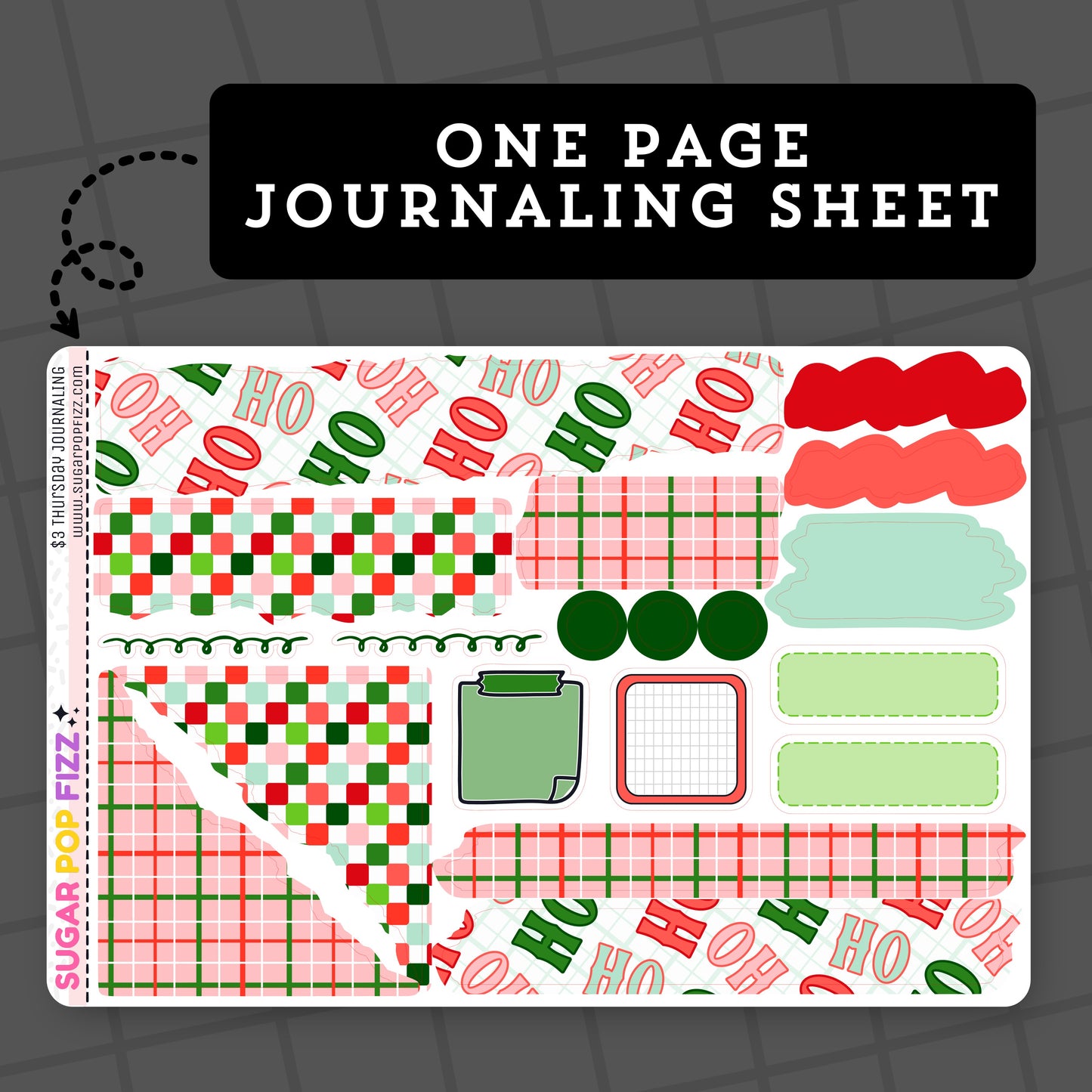Ho Ho - $3 Thursday - Journaling