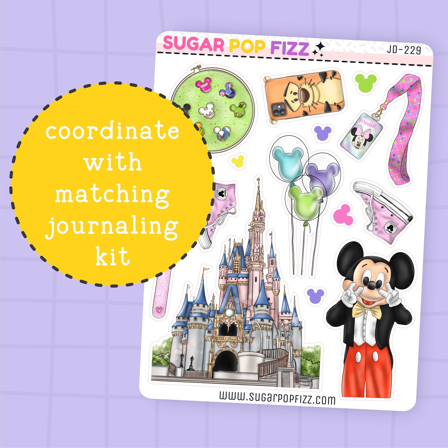 Magical Memories Journaling Deco Stickers - JD229