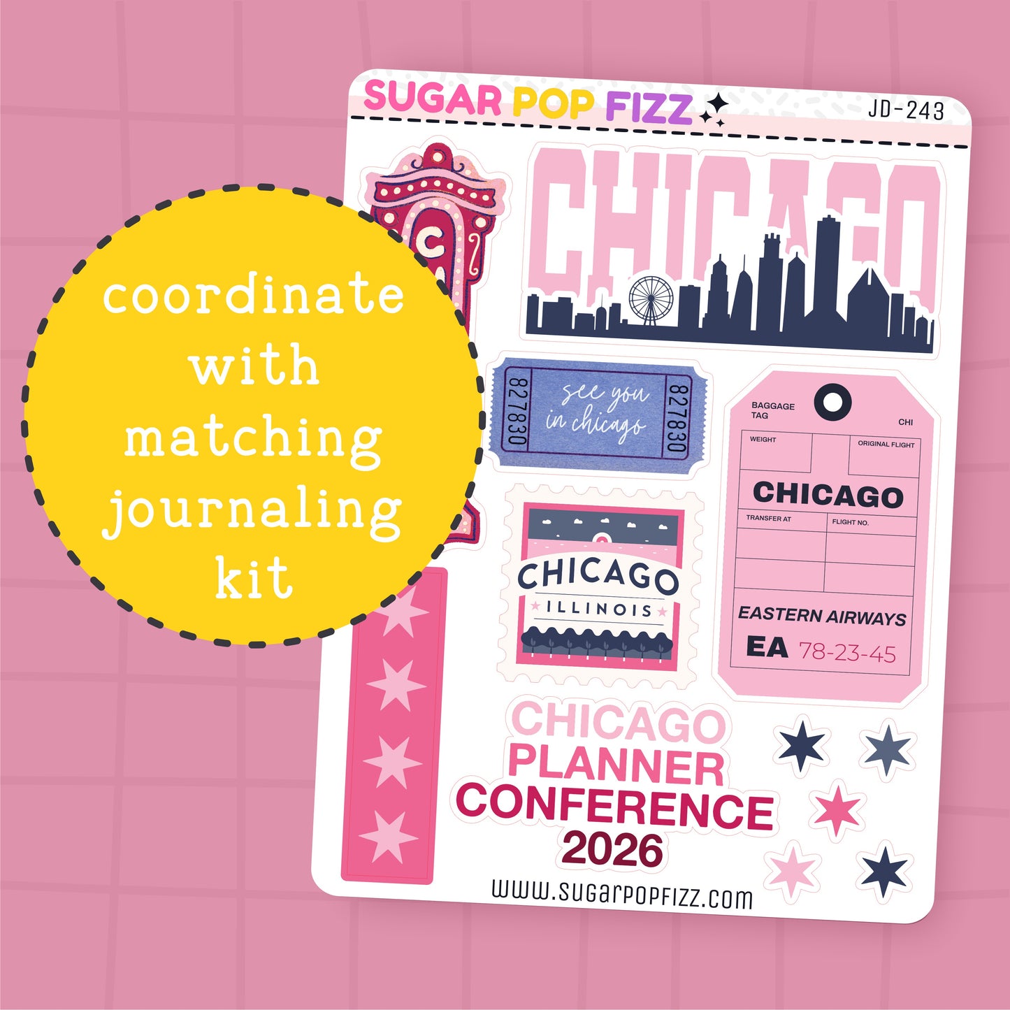 CPC 2026 Journaling Deco Stickers - JD243