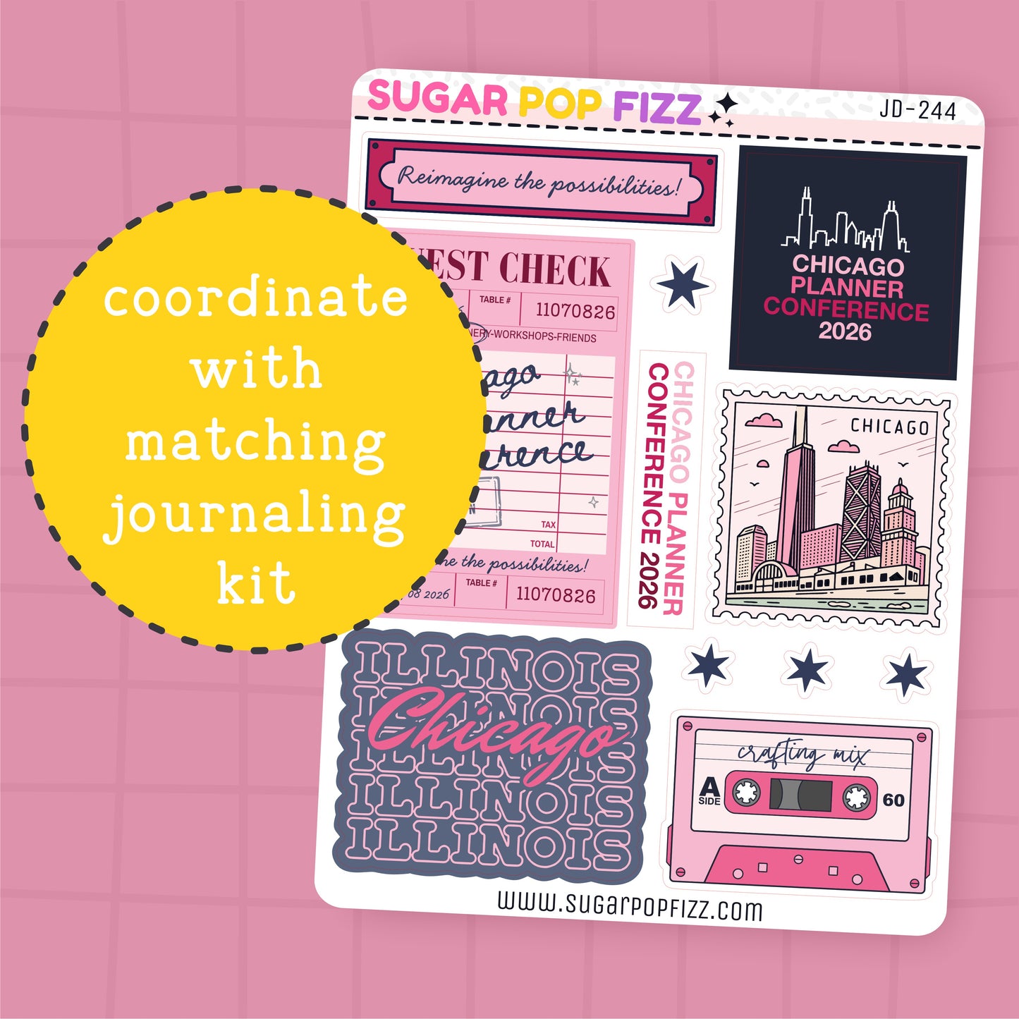 CPC 2026 Journaling Deco Stickers - JD244