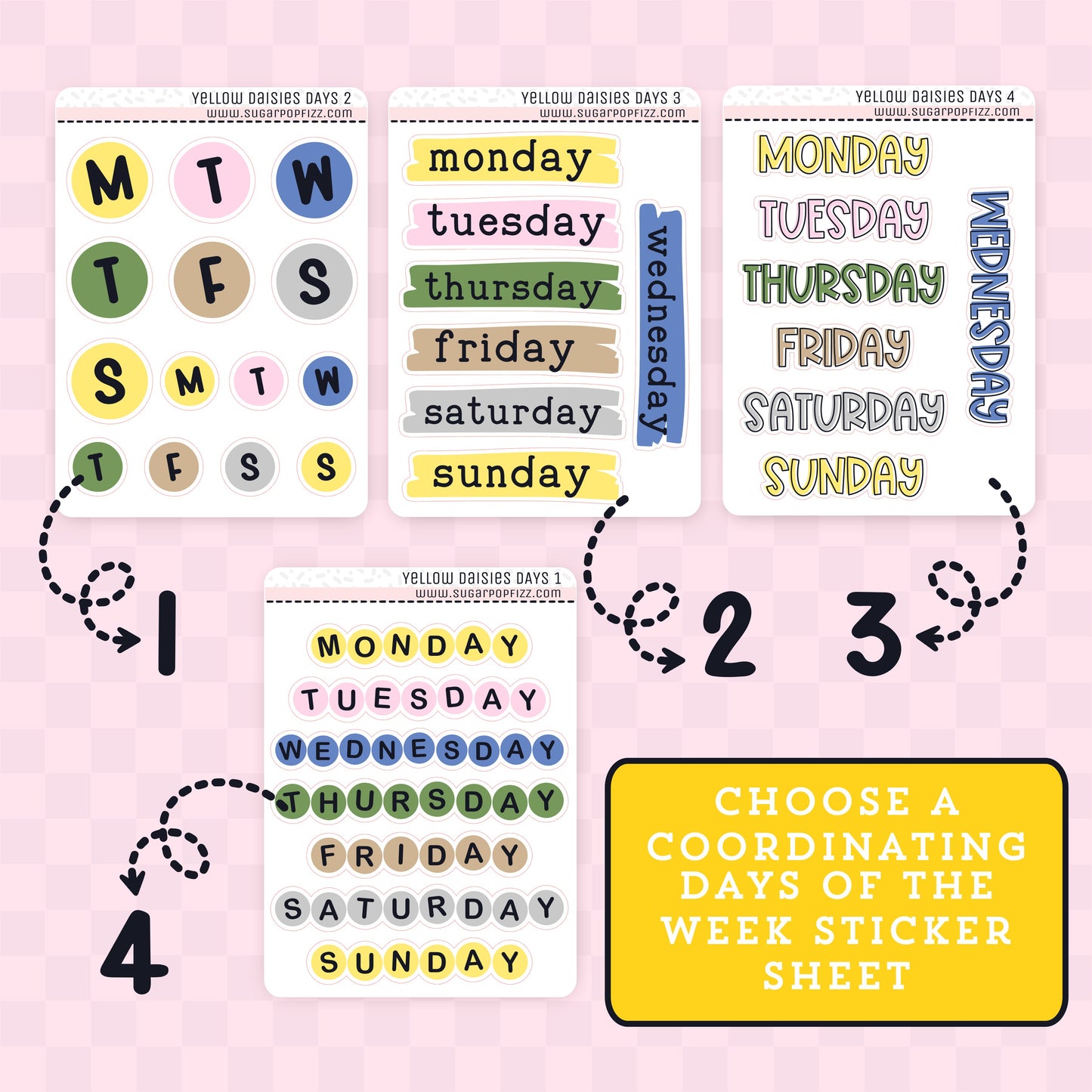 Yellow Daisies Journaling Kit