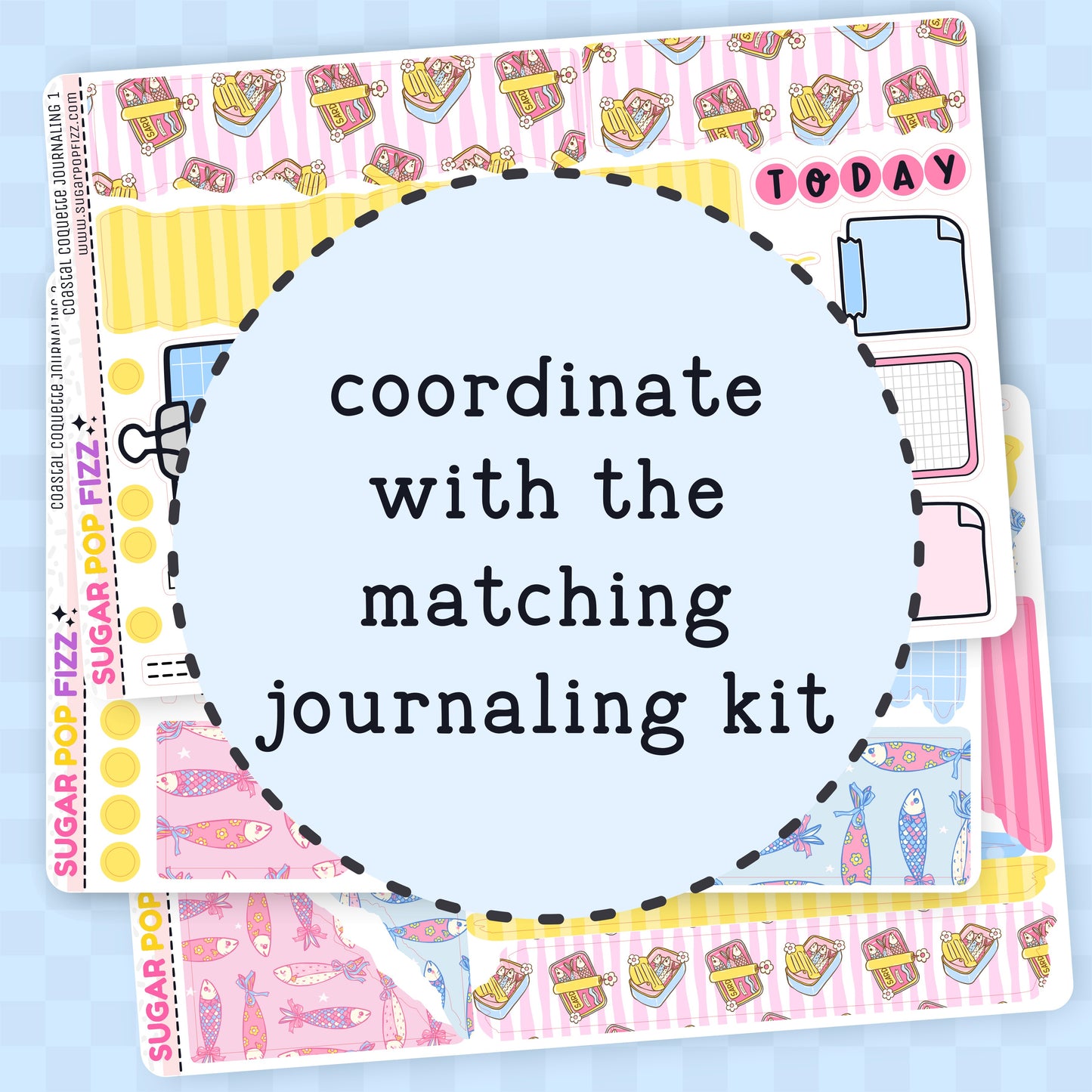 Coastal Coquette Hobonichi Cousin Weekly Kit