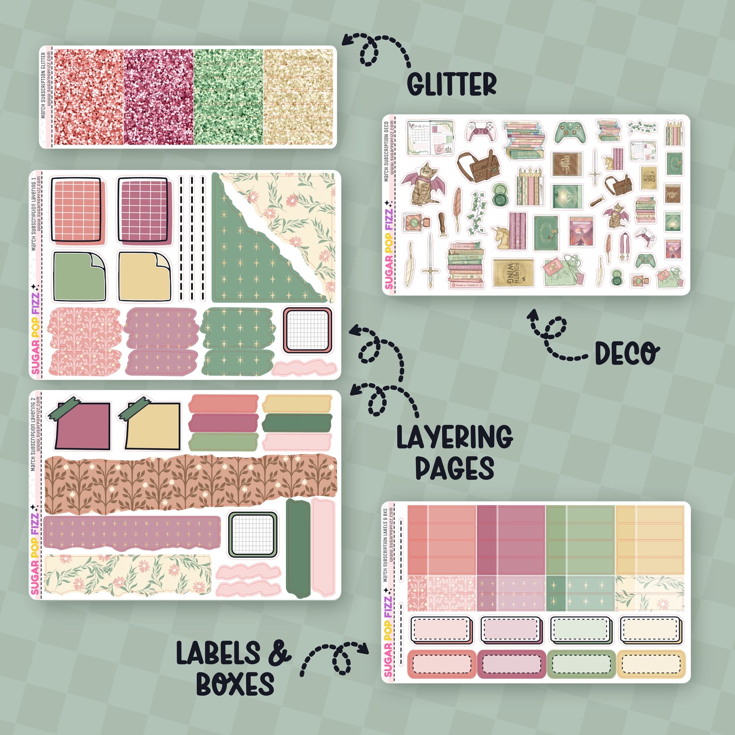 MARCH Journaling Subscription Extras