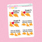 Dino Nuggets Script Stickers - S344