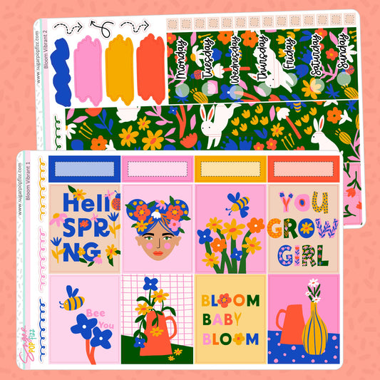Bloom Vibrant Standard Vertical Weekly Kit