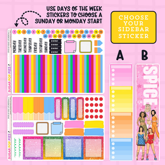 Spice Up Your Life Standard Vertical Monthly