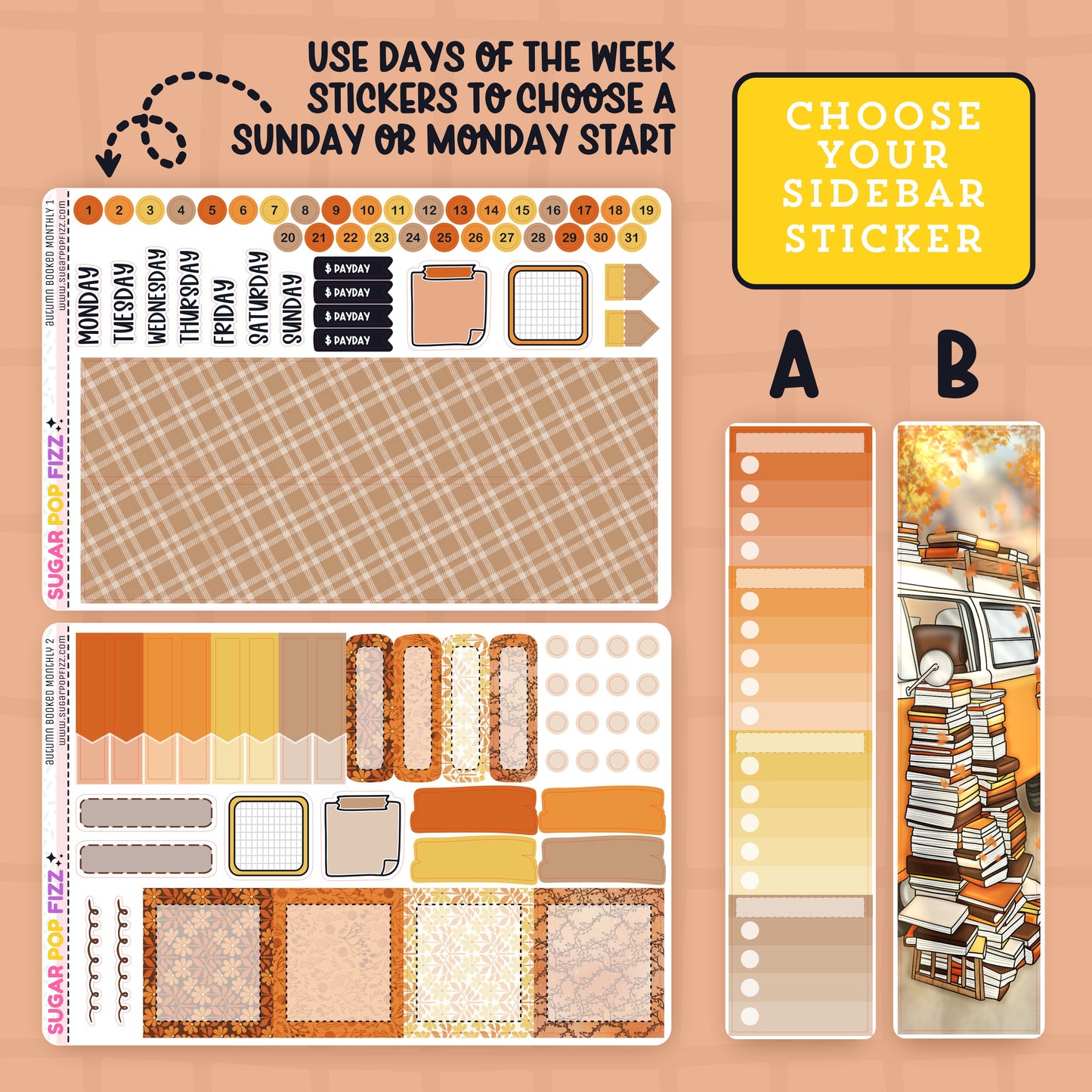 Autumn Booked Standard Vertical Monthly